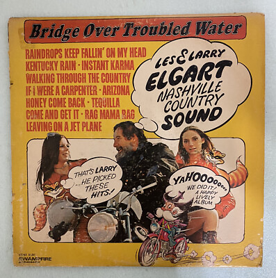 #ad LES amp; LARRY ELGART Bridge Over Troubled Water NASHVILLE COUNTRY SOUND LP $7.00