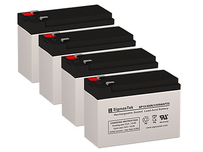 #ad Pack of 4 12V 9AH SLA Batteries Replaces: UB1290 PX12090 PE12V9 HR9 12 $67.99