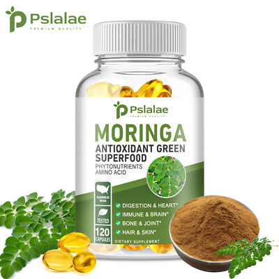 #ad Moringa Capsules 1000mg Promote Metabolism Energy Digestion amp; Immune Support C $9.82
