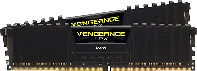 CORSAIR VENGEANCE LPX 16GB 2PK x 8GB 3200MHz DDR4 C16 DIMM Desktop Memory BLK $37.69