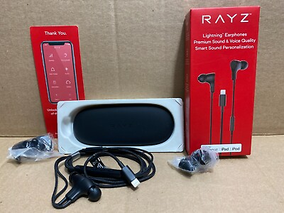 #ad Pioneer Rayz Wired Earphones for iPhone Premium Sound and Voice Quality Black $13.00