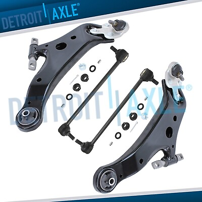 #ad Front Lower Control Arms w Ball Joint Sway Bars for 2011 2019 Toyota Sienna $99.99