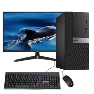 #ad #ad DELL Desktop Computer PC up to 16GB RAM 2TB 20 22in LCD Windows 11 Pro WiFi BT $69.99