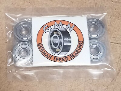 #ad 80’s NOS GMN German Speed Bearings best Skateboard bearings from back in the day $23.99