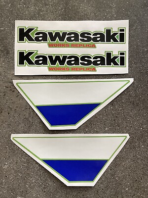 #ad kawasaki KX250 1985 Shroud Decal Set Sticker Kit AU $80.00