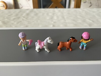 #ad VINTAGE POLLY POCKET 1995 PONY JUMPING FUN PONY PARADE. KIMPOLLYGOLDIE SILVER GBP 14.99