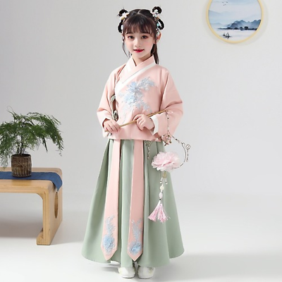 #ad Chinese Hanfu Dress Lovely Kids Photography Vintage Ancient Fairy Princess $73.95