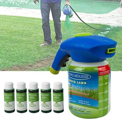 #ad Lawn Hydro Mousse Grass Spray Device Gardening Seed Liquid Sprinkler Household $39.99