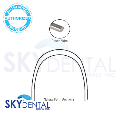 #ad Natural Form Wires Ortho Dental Round Archwire Top quality 100 Pack $249.99