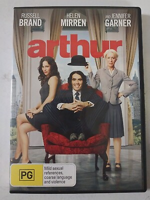 #ad Arthur DVD 2011 Helen Mirren Russell Brand Region 4 ap310 AU $9.33