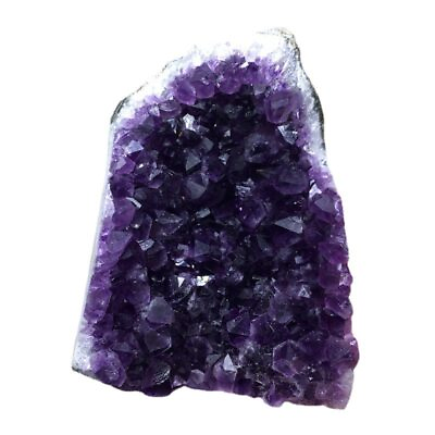 #ad Huge Amethyst Druze Crystal Cluster Geode Cut Base Chakra Reiki Quartz Specimen C $69.59