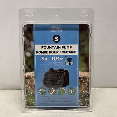 #ad fountain pump total pond 3ft 09 m #52217 $37.99