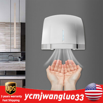 #ad 1800W Automatic Electric Hand Dryer Commercial and Household Use Silver US $47.50