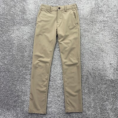 #ad Abercrombie Kids Pants Youth 13 14 Long All Day Chino Performance Beige Boys $22.99