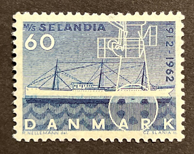 #ad Travelstamps: 1962 Denmark Stamps Scott #403 Ships Mint Never Hinged MNH OG $2.99