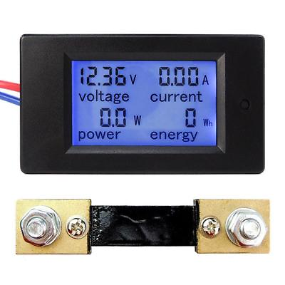 #ad Voltage Current Power Energy Combo Meter Car Battery Monitor DC 6.5V 100V 0 100A $17.51