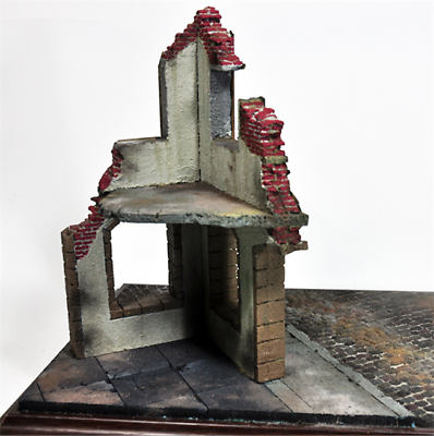 #ad 1 35 Scale DIY Scenery Layout Warfare Buildings Ruins House Dioramas Kits $13.01