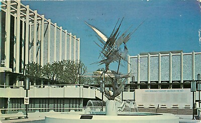#ad Los Angeles Museum California CA Miracle Mile Wilshire Blvd pm 1971 Postcard $6.99