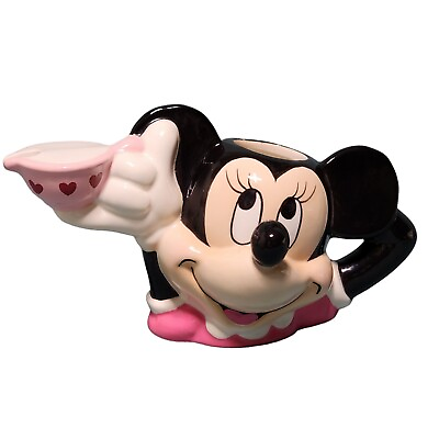 #ad Rare Enesco Disney Mini Mouse Tea Pot $17.50
