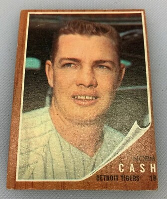 #ad 1962 Topps # 250 Norm Cash Baseball Card Detroit Tigers $13.87