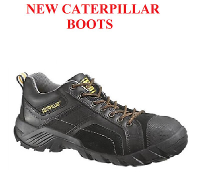 #ad Caterpillar Composite Toe work boots NWT SRX USA 8.5W AUTHENICITY LABEL SER# $90.00