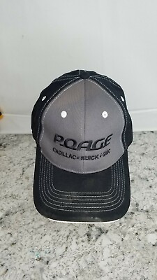 #ad POAGE Hat Cap Cadillac Buick GMC Baseball Car Dealership Advertising Marketing $19.99