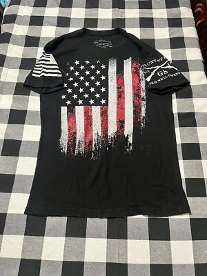 #ad Grunt Style Shirt American Flag Nice Size Small Nice Cool Shirt $9.00