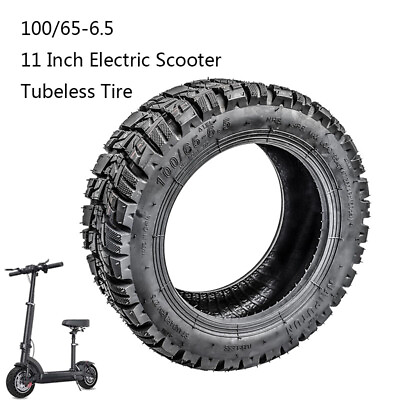 #ad 11 Inch Rubber Electric Scooter Tyre Pressure and Wear Resistant Tire Accessory $26.59
