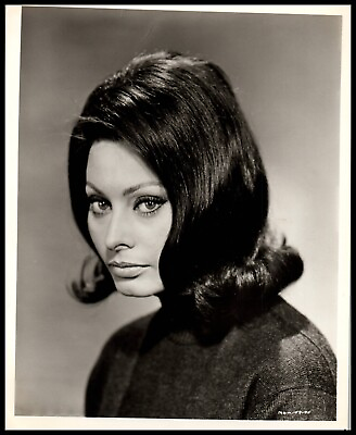#ad Hollywood Beauty SOPHIA LOREN STYLISH POSE 1960sSTUNNING PORTRAIT Photo 701 $89.99