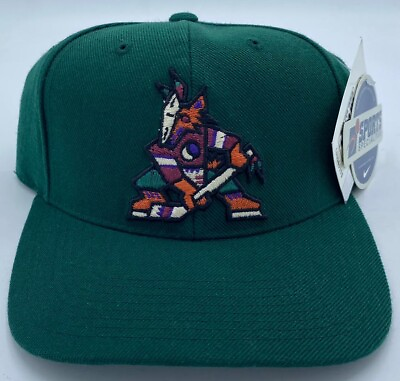 #ad NHL Arizona Coyotes VINTAGE Sports Specialties Snapback Curve Brim Cap Hat NEW $49.99
