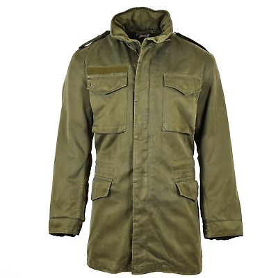 #ad Original Austrian BH army combat M65 jacket OD military olive drab Parka $51.87