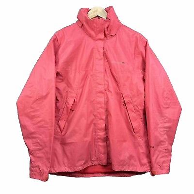 #ad Didriksons Storm System Pink Women Jacket Leisure Outdoor Size 40 UK 14 GBP 39.99