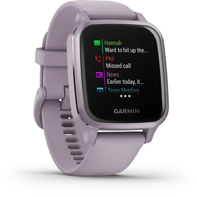 Garmin Venu Sq GPS Fitness Smartwatch Orchid Purple $118.00