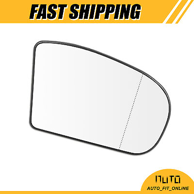#ad ONE Mirror Glass Heated w Backing Plate Passenger Side RH Custom for Mercedes $19.99
