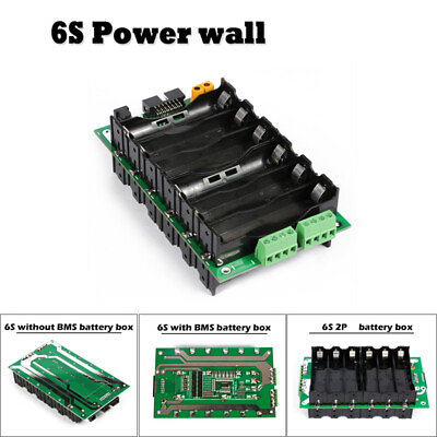 #ad 24V Power Wall 6S Battery BMS PCB Board Battery Holder Box Module 40A DIY AEU $15.07