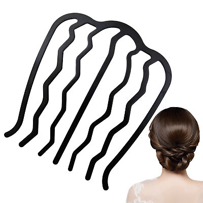 #ad Hair Side Combs Vintage Hair Fork Clip U Shape French Twist Hair Pin Me $7.27