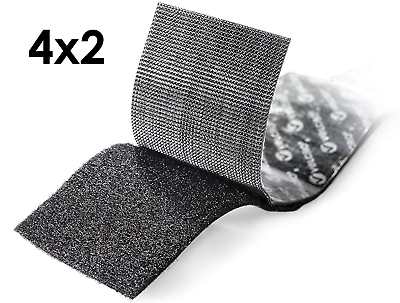 #ad VELCRO 4” x 2” Industrial Heavy Duty Strips Self Adhesive Black Inch Brand Strip $3.15