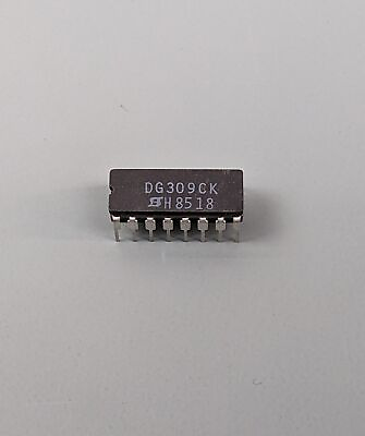 #ad 2 Siliconix DG309CK 4 Circuit Analog Switch ICs CMOS NOS US STOCK $14.00
