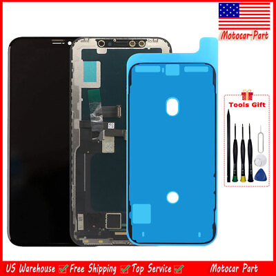 #ad LCD Display Glass Touch Screen Digitizer Assembly For iPhone X A1865 A1901 Tool $20.20