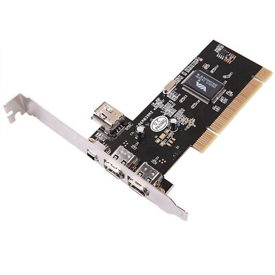 Premium 4 Ports Firewire IEEE 1394 PCI Controller Card 4 6 Pin $10.99
