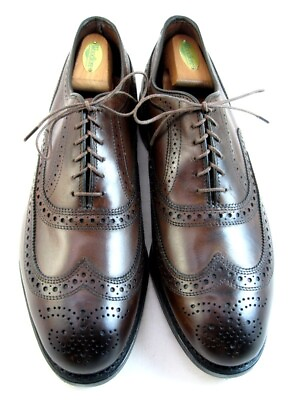 #ad NEW Allen Edmonds quot;MCALLISTERquot; Wing Tip Mens Oxfords 10 EEE Chili USA 354N $229.00