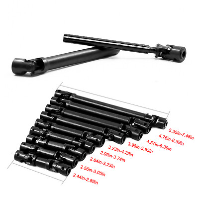 #ad For Axial SCX10 1:10 Scale RC Crawler Car Upgrade Metal Drive Shaft CVD Axle US $12.45