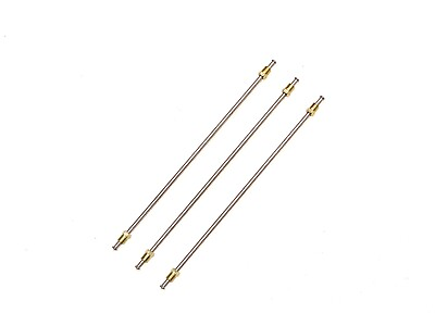 #ad 1 4quot; Stainless Brake Lines w Flared Ends amp; Fittings 6 Inches Long Pack of 3 $11.50