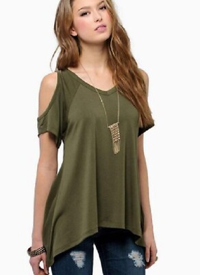 #ad Green Casual Blouse $14.00