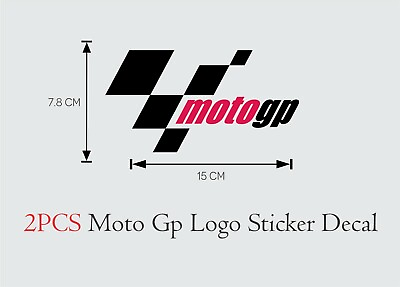 #ad 2 PCS MotoGP Racing logo Vinyl Decal Stickers $13.99