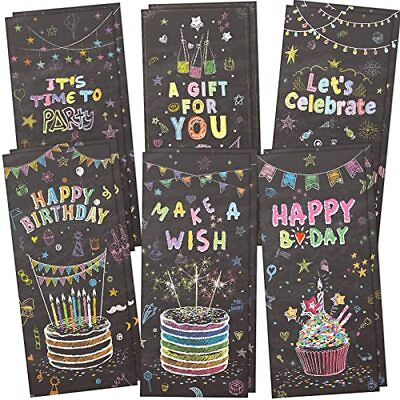 #ad 150 Pieces Happy Birthday Money Envelopes for Cash 2.88 x 6.5 Inch Currency E... $28.06