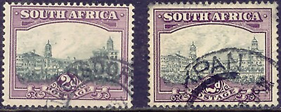 #ad SOUTH AFRICA 1930 2 d. Government building South Africa MAJOR ERROR amp; VARIETY GBP 37.00