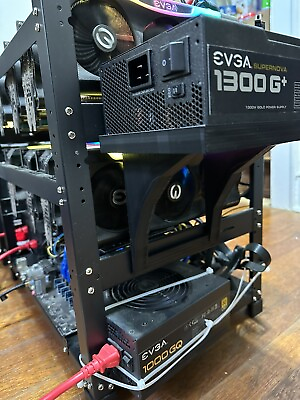 #ad GPU Mining Rig Frame Power Supply Holder Carrier for ATX amp; Server PSU Hanger $29.99
