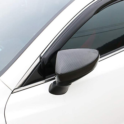 #ad For Mazda 6 Atenza 2014 2017 2Pcs Carbon Fiber Rearview Side Mirror Trim Cover $33.99