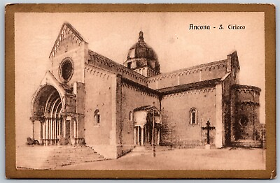 #ad Vtg Ancona Italy Cattedrale di San Ciriaco Cathedral 1910s View Old Postcard $9.99